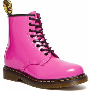 NEW Dr. Martens Pink Patent Leather Womens 8 Hole Boots Size 5‎ Air Wair
